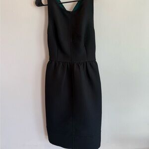 Maeve Black Textured Backless Dress